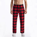 Herren komfortable Karohose R&B