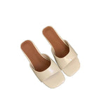 Damen modische Slide-Pantoletten mit elegantem Riemen und bequemer Fußbettgestaltung R&B