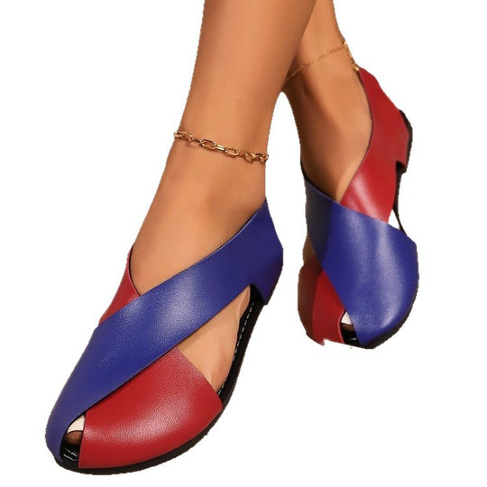 Damen Riemchen-Sandalen mit geschwungenem Design R&B