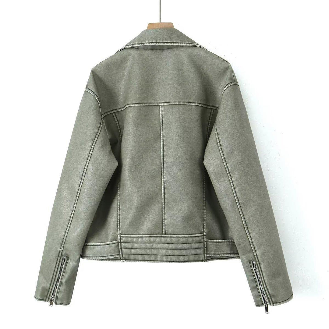 Damen Bikerjacke im Vintage-Stil R&B