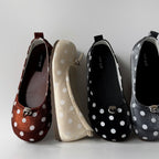 Damen Ballerinas mit elegantem Punktedesign und komfortablem Fußbett R&B