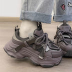 Damen Sportliche Freizeitschuhe mit atmungsaktiver Mesh-Oberfläche R&B