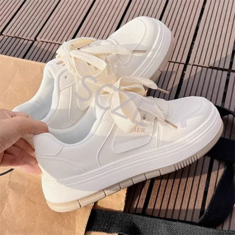 Damen modische Plateau-Sneaker mit luftiger Sohle und bequemer Dämpfung R&B