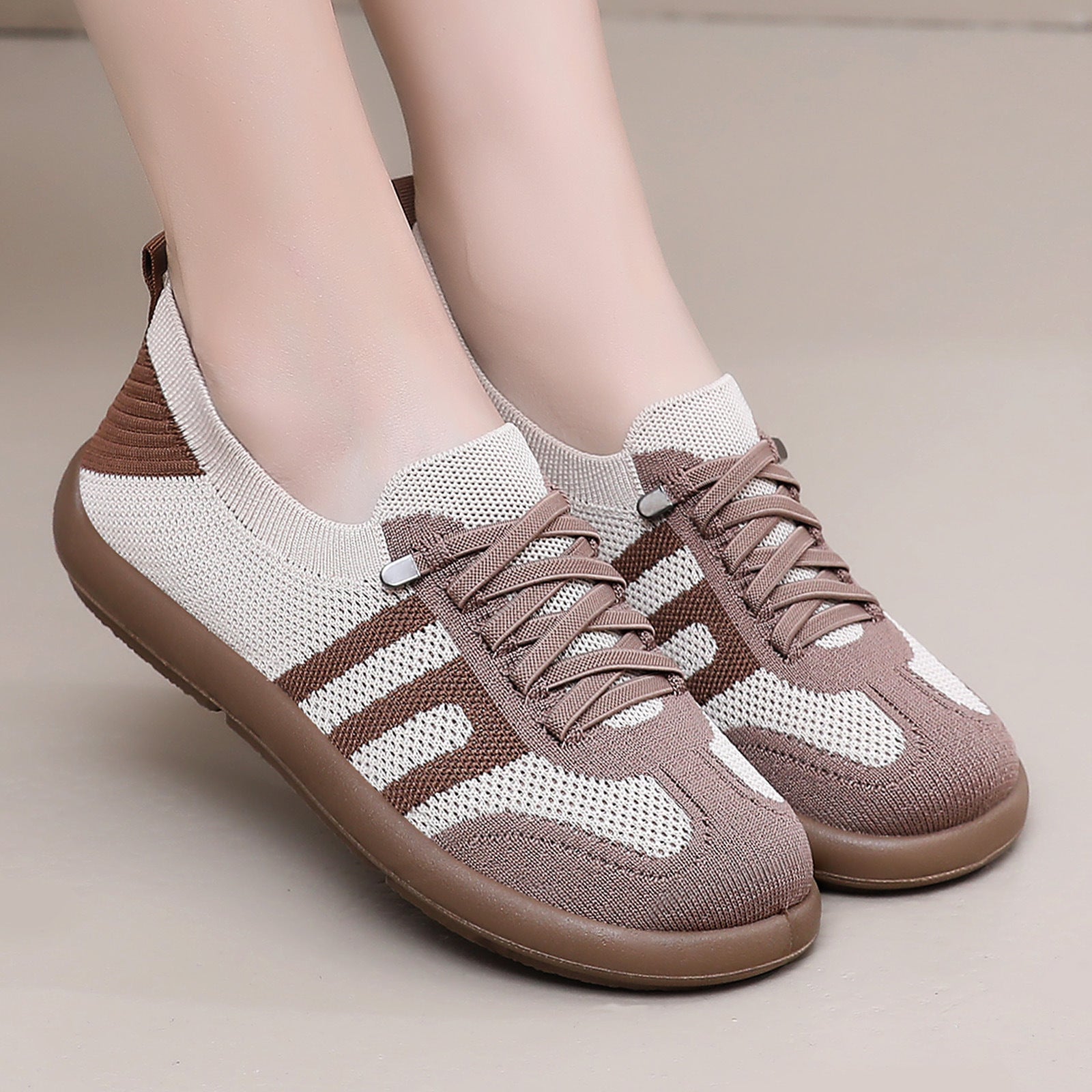Damen Atmungsaktive Freizeitsandalen im sportlichen Design mit flexiblem Obermaterial
