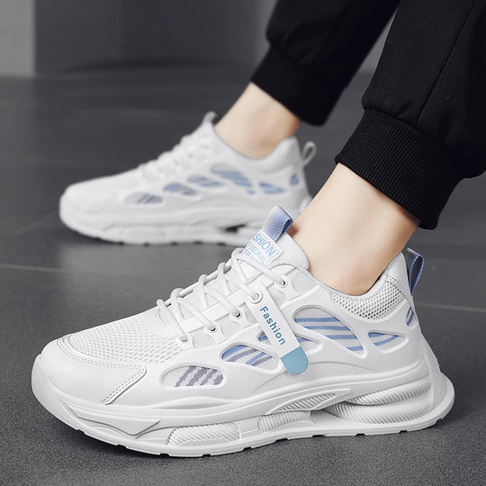 Damen Sportliche Leichtgewicht Sneakers mit atmungsaktivem Mesh-Obermaterial und dämpfender Sohle R&B