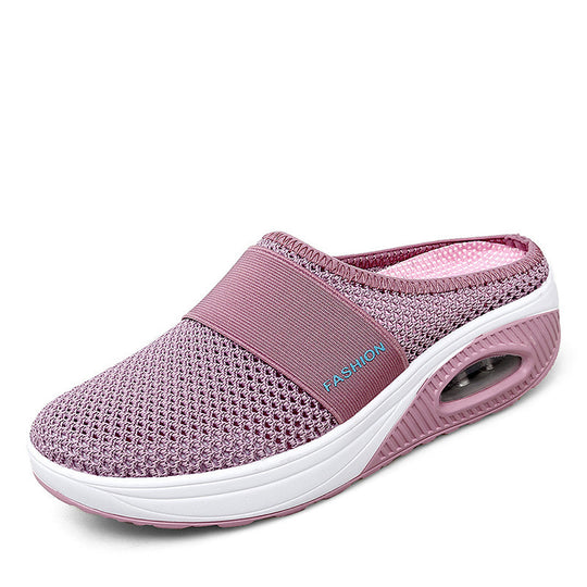Damen Komfortable Clogs mit atmungsaktivem Mesh-Obermaterial und gepolsterter Sohle R&B
