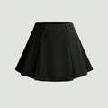 Damen Plissierter Minirock mit angedeutetem Bund R&B
