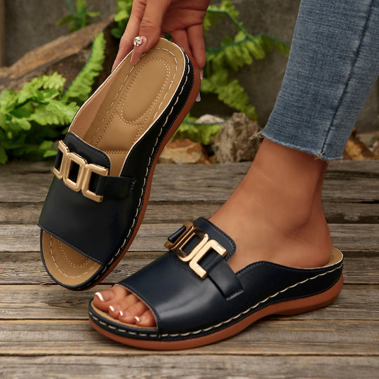 Damen Komfortable Slide Sandalen R&B