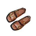 Damen Komfortable Sandalen mit modischem Schnallen-Design