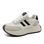 Damen Plateau Sneakers mit ergonomischem Dämpfungssystem und modischem Design R&B