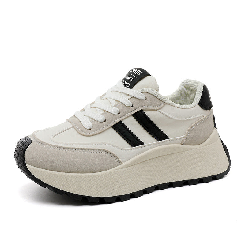 Damen Plateau Sneakers mit ergonomischem Dämpfungssystem und modischem Design R&B