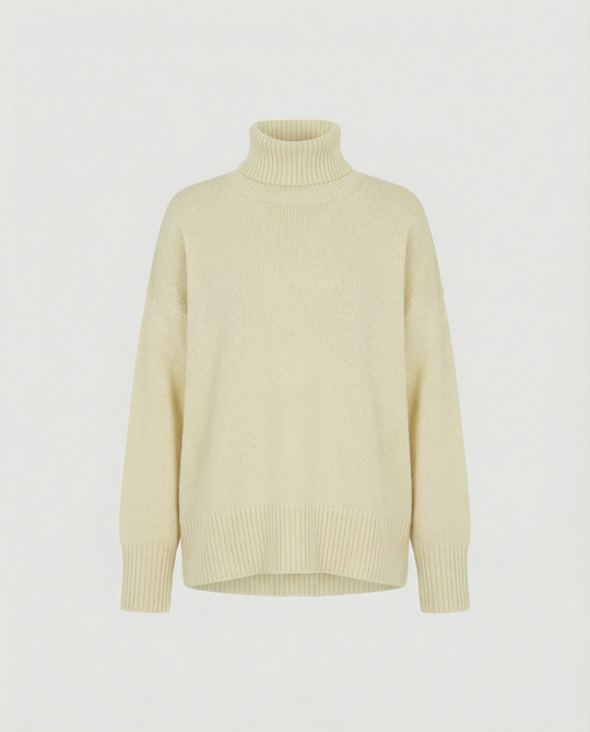 Damen kuscheliger Rollkragenpullover R&B
