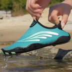Damen Wassersport Aquaschuhe mit flexiblem Obermaterial und rutschfester Sohle