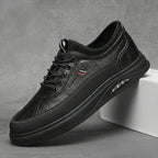 Damen Bequeme und stylische Ledersneaker mit rutschfester Sohle und atmungsaktivem Innenfutter
