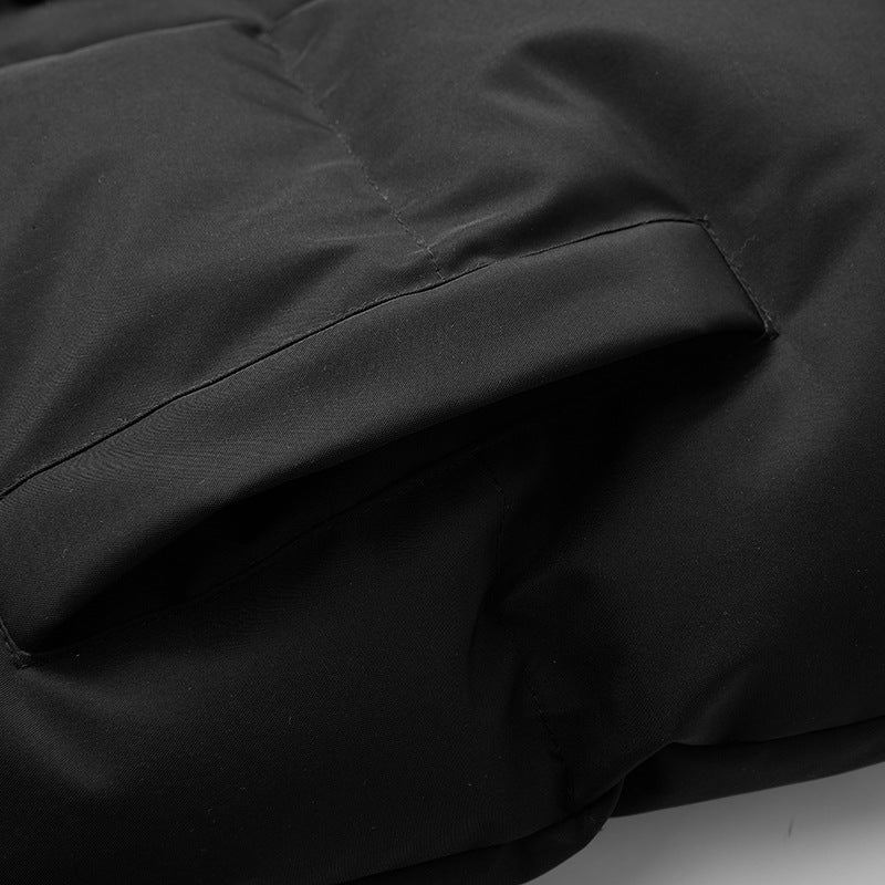 Damen modische Daunenjacke mit abnehmbarer Kapuze