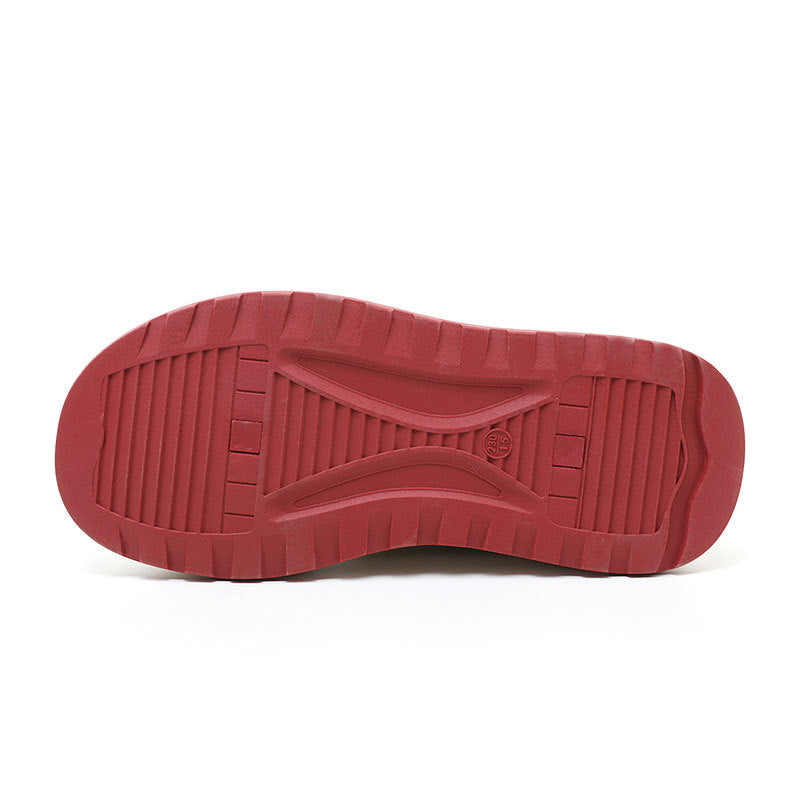 Damen modische Chunky Sneakers mit dämpfender Laufsohle und atmungsaktivem Obermaterial R&B