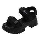 Damen Trendige Chunky Sandalen mit verstellbaren Riemen R&B