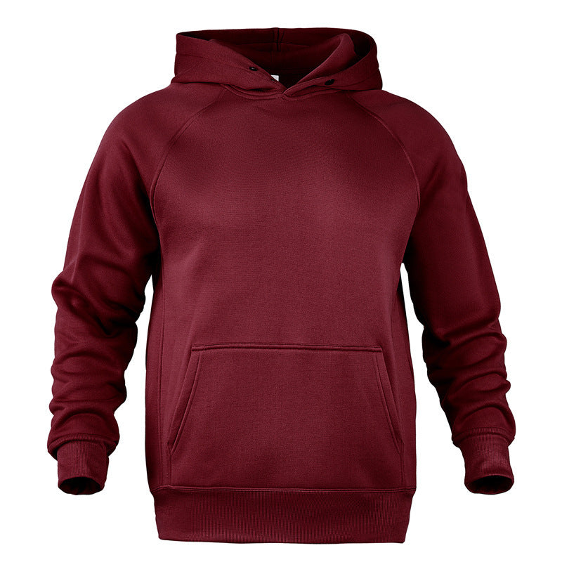 Herren Kapuzenpullover mit lässigem Schnitt und praktischer Kängurutasche R&B