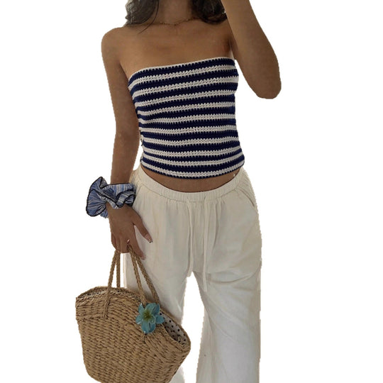 Damen Sommerliches Bustier Top R&B