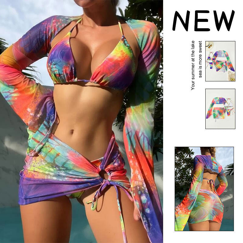 Damen Bikini-Set mit stylischem Cover-Up R&B