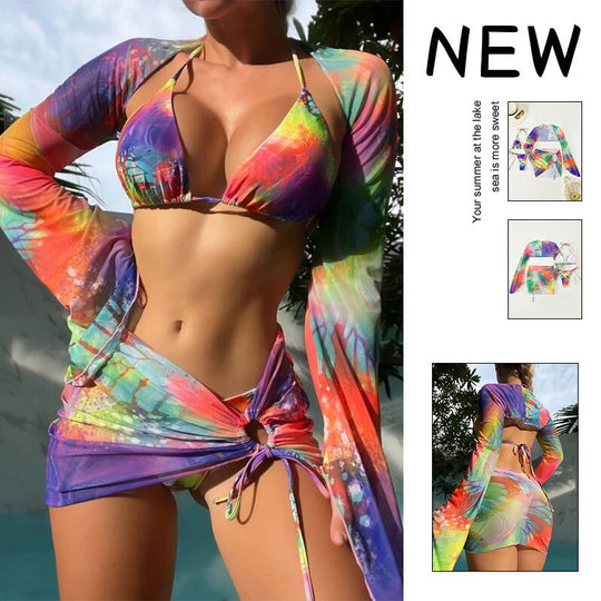 Damen Bikini-Set mit stylischem Cover-Up R&B