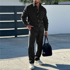 Herren lässiges Hemd und Freizeithose Set R&B