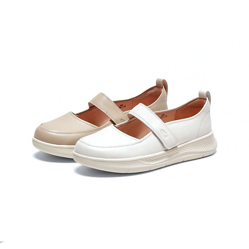Damen Bequeme Slip-On Sneakers mit verstellbarem Riemen