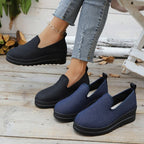 Damen Komfortable Slip-On Schuhe mit flexiblem Obermaterial und weicher Sohle R&B