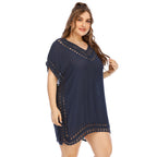 Damen eleganter häkeln Strandüberwurf R&B