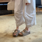 Damen Bequeme Clogs mit modischem Riemendesign und atmungsaktiver Innensohle R&B