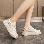 Damen Sportliche Sneakers mit ergonomisch dämpfender Sohle und modischen Elementen R&B