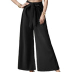 Damen Elegantes Cropped Top mit weitem Hosen-Set R&B