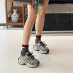 Damen Modische Chunky Sneakers mit dämpfender Sohle und atmungsaktivem Obermaterial R&B