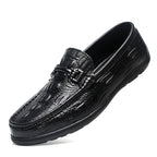 Herren Mokassins mit eleganter Prägung R&B
