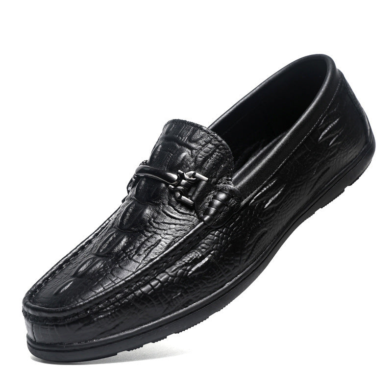 Herren Mokassins mit eleganter Prägung R&B