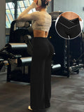 Damen Sportliche Hochtaillierte Trainingshosen R&B