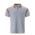 Herren Kurzarm Poloshirt mit strukturiertem Kragen und sportlichem Design R&B