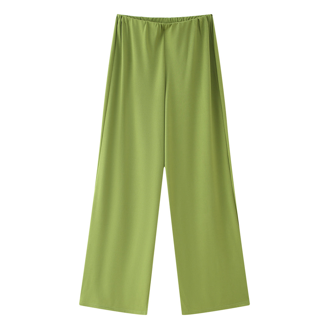 Damen Weite Palazzo-Hose mit elastischem Bund und fließendem Schnitt R&B