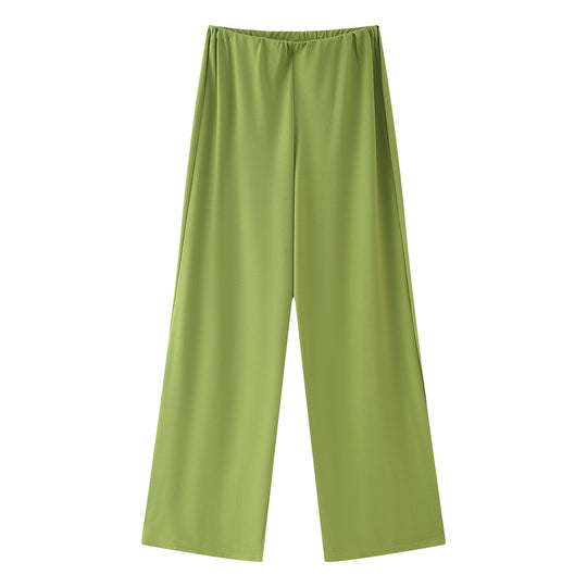 Damen Weite Palazzo-Hose mit elastischem Bund und fließendem Schnitt R&B