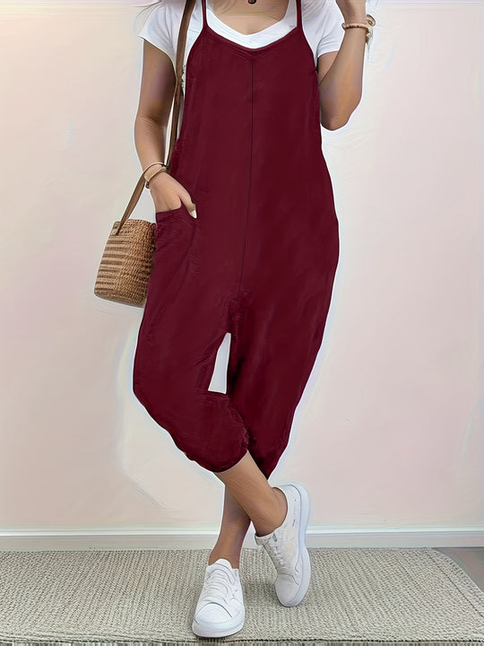 R&B | Einfarbiger Taschen-Overall