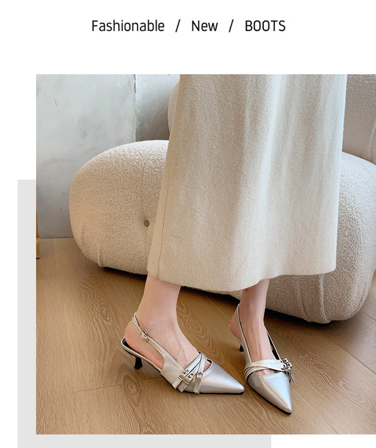 Damen Slingback High-Heel Pumps R&B