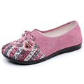 Damen Bequeme Ballerinas mit floralem Design und elastischem Einstieg R&B