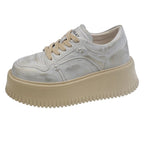 Damen Modische Sneaker mit plateauartiger Sohle und atmungsaktivem Design R&B