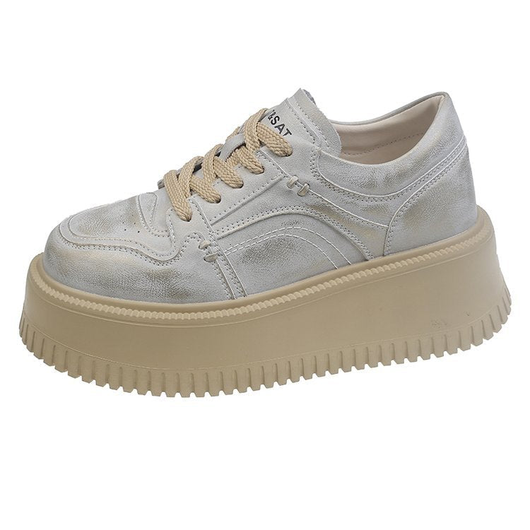 Damen Modische Sneaker mit plateauartiger Sohle und atmungsaktivem Design R&B