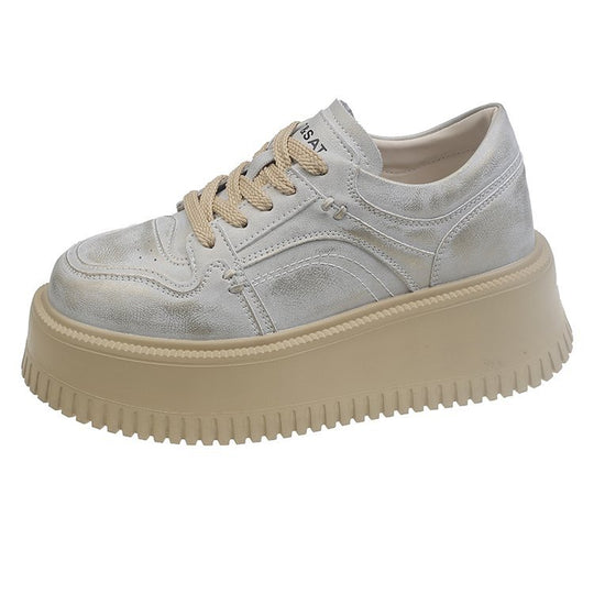 Damen Modische Sneaker mit plateauartiger Sohle und atmungsaktivem Design R&B