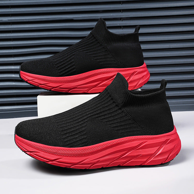 Damen Hochleistungs-Laufschuhe mit atmungsaktivem Strickoberteil und flexibler Sohle R&B