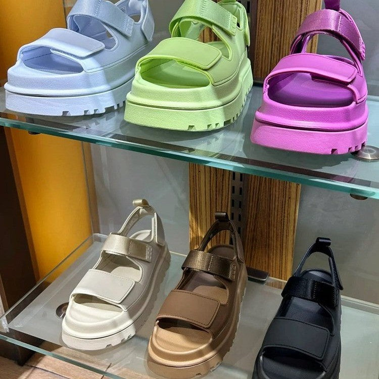 Damen Sportliche Sandalen mit ergonomischem Fußbett und rutschfester Sohle R&B