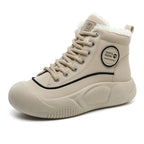 Damen Hochkomfortable Winter Sneakers mit isolierendem Fleece-Futter R&B