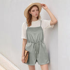 Damen Jumpsuit mit schicker Streifenoptik und verstellbarem Taillenzug R&B