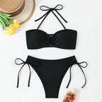 Damen Bandeau-Bikini-Set mit verstellbaren Trägern R&B